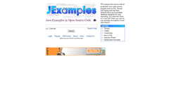 Desktop Screenshot of jexamples.com